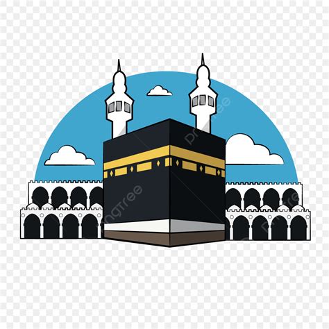 Illustration Vectorielle De Kabah PNG , Hajj, Kabah, Umrah PNG et vecteur pour téléchargement ...