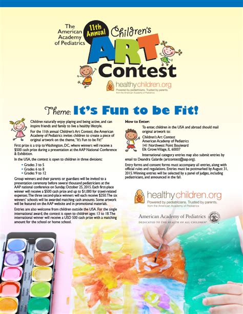 Art Contests For Kids Cash Prizes | Kids Matttroy