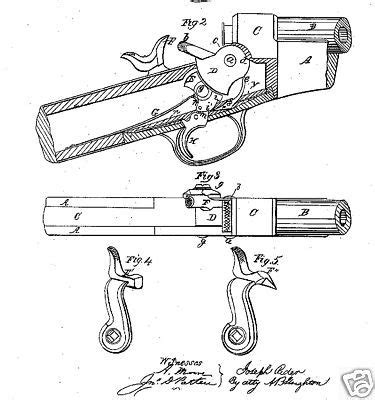 Remington Rolling Block No. 1 Rifle Blueprints!! | #137952681