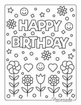 Free Birthday Coloring Pages Printable Spark Creativity And Celebrate  sketch template