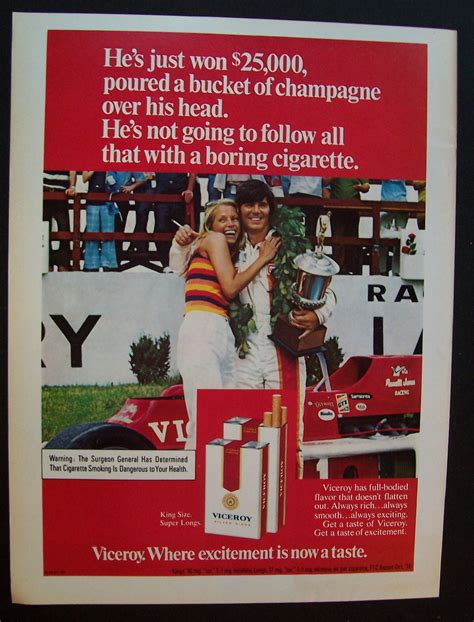 1975 Viceroy Cigarettes