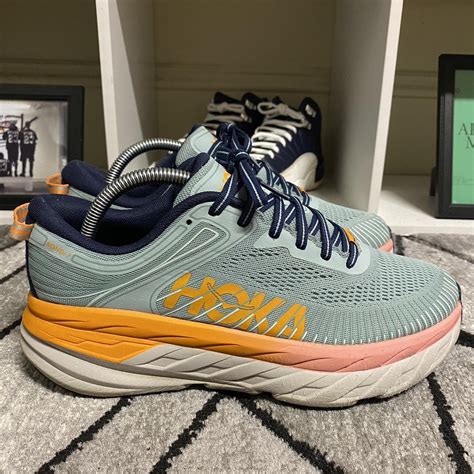 Hoka one one Bondi 7 “sunset blue” size 9 womens 7.5... - Depop