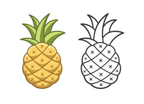 Cute Pineapple Clipart