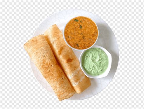 Flatbread with dip, Dosa Chutney Indian cuisine Crêpe Idli, rice, food ...