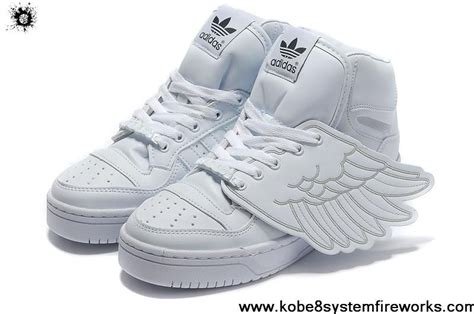 Fashion Adidas X Jeremy Scott Wings Shoes All White | Nike lebron shoes, All white basketball ...