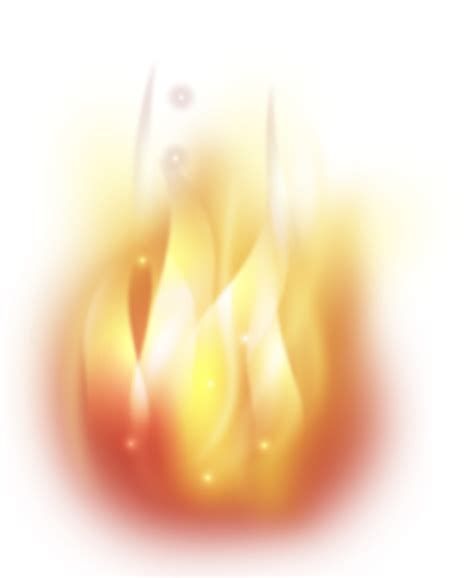 Realistic fire png