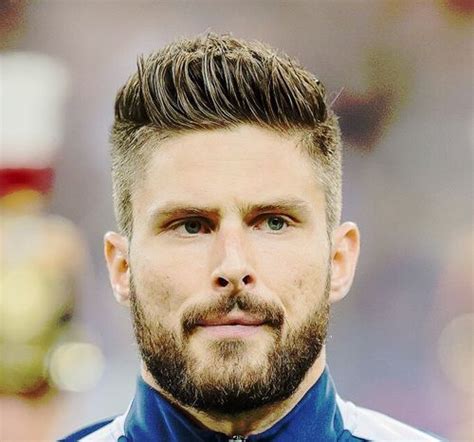 Olivier Giroud, Team France | Cool hairstyles for men, Giroud hair, Men ...