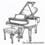 Piano Coloring Pages  Free & Printable sketch template