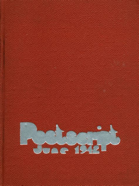 1942 yearbook from William C. Bryant High School from Long island city, New York for sale