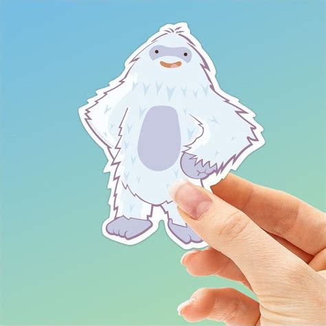 Confident Yeti Sticker Yeti Stickers, Yeti Decals, Dorm Themes, Yeti Cooler, Monster Stickers ...