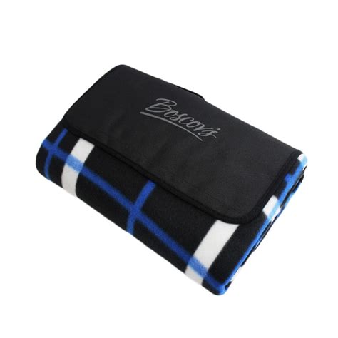 Waterproof polar fleece picnic blankets with logo - Picnic Blankets Supplier