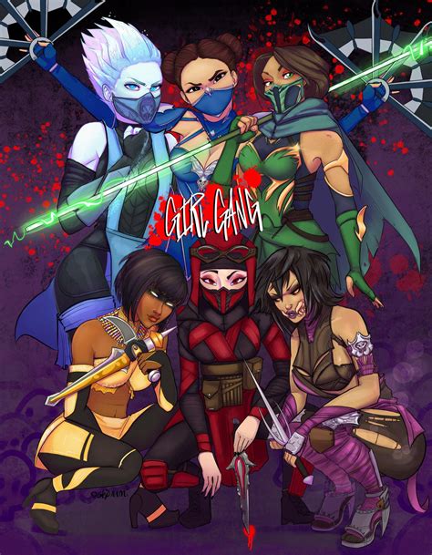 [OC] Ninja Girl Gang by me : r/MortalKombat