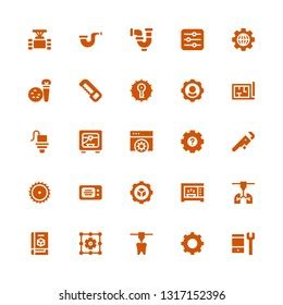 Technical Icon Set Collection 25 Filled Stock Vector (Royalty Free) 1317152396 | Shutterstock