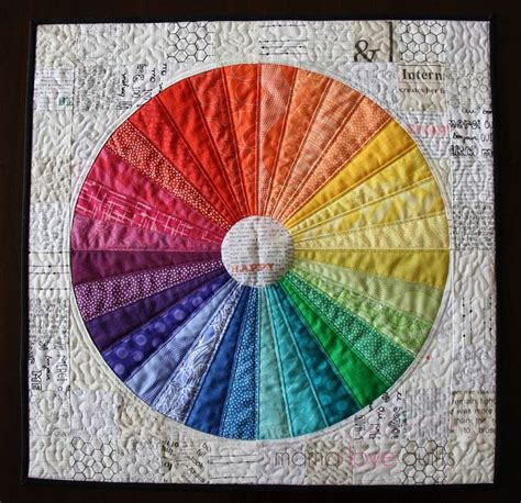DQS14_Color Wheel | Quilt patterns, Rainbow quilt, Circle quilts