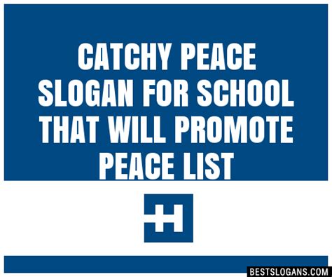 30+ Catchy Peace For School That Will Promote Peace Slogans List, Taglines, Phrases & Names 2021