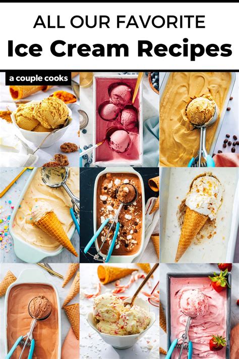 15 Ice Cream Recipes – A Couple Cooks