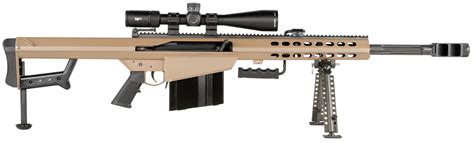 Barrett 18601 M82A1 50 BMG 20" 10+1 Flat Dark Earth Cerakote Vortex PST II 5-25x50 | Range USA