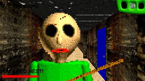 HORROR Baldi's Basics - YouTube