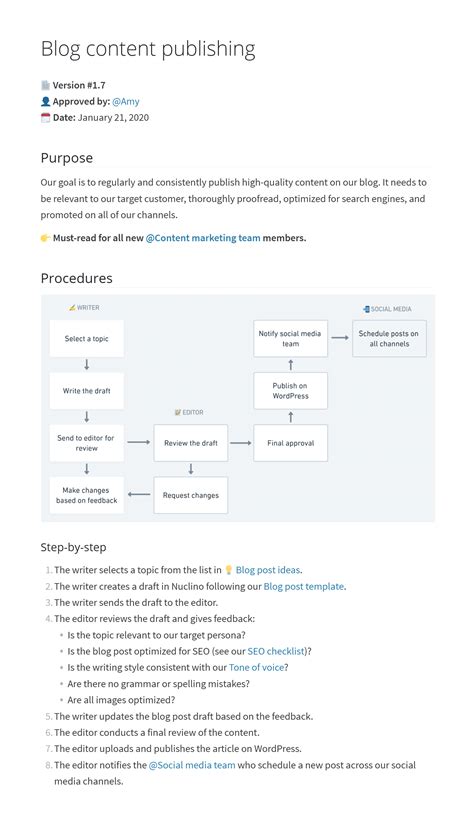 Process Documentation: Examples, Templates, and Tips