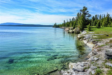 Yellowstone Lake Photograph by David Meznarich - Pixels