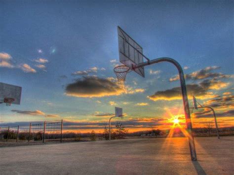 basketball, Sport, Sports, Basketball Court, Sunset Wallpapers HD ...