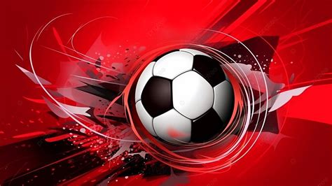 Football Red Illustration Background, Football, Sports, Football Sports Background Image And ...