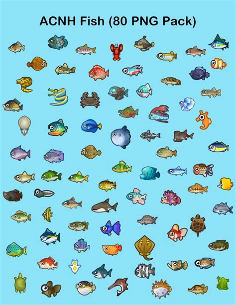 Animal Crossing Fish PNG, JPG, Clipart, Icon, Items, Art, Print High ...