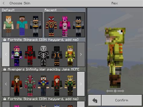 Epic Fortnite Skinpack (15SKINS!) – Minecraft Skins – MCBedrock Forum