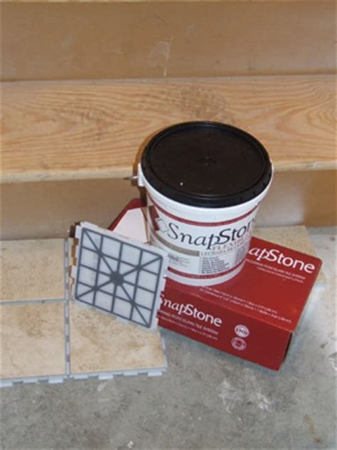 SnapStone - Making Tile Easier - Home Construction Improvement