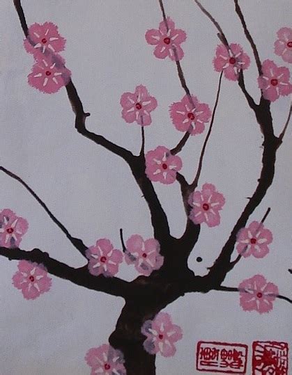 a faithful attempt: Cherry Blossom Paintings