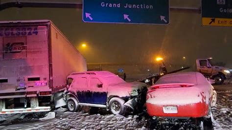 Heavy snow causes pileups and spin-outs on Colorado roads | News ...