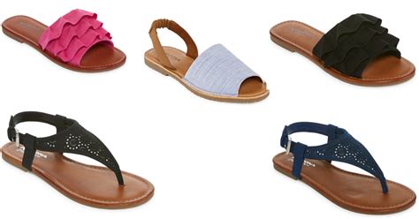 JCPenney: Buy 1 Get 2 FREE Sandals!