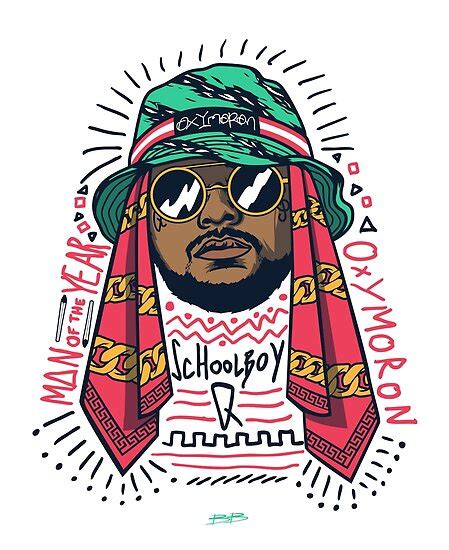 "Schoolboy Q" Poster by BOKKABOOM | Redbubble