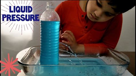 WATER PRESSURE EXPERIMENT | SCIENCE EXPERIMENT FOR KIDS TO SHOW WATER ...