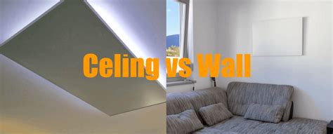 Infrared heating panels: ceiling or wall mounting? | Sundirect