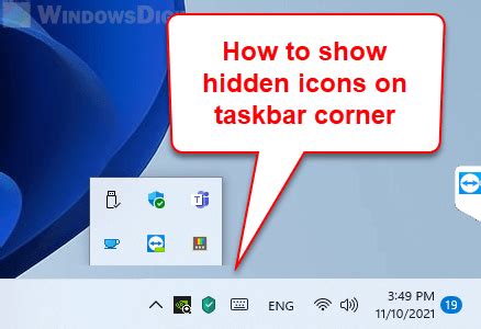 How To Show Hidden Icons On Windows 11 Taskbar Corner 28C