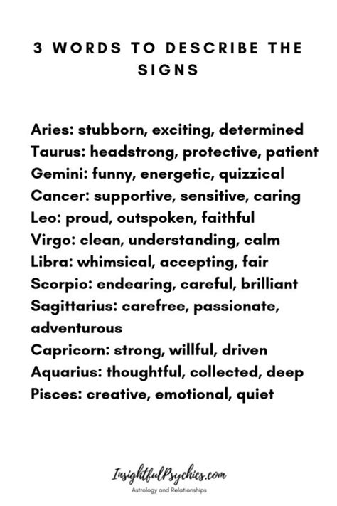 Astrology Sun Sign Personality Traits | Zodiac signs pisces, Zodiac ...