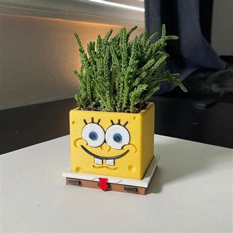 Spongebob Home Decor House Planter Desktop Pencil Holder - Etsy in 2022 | House planter, Store ...