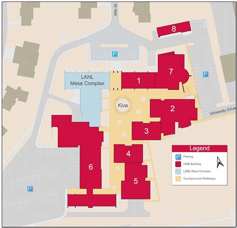 Campus Map :: UNM Los Alamos | The University of New Mexico