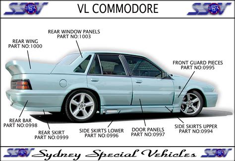 BODY KIT FOR VL COMMODORE SEDAN - VL WALKINSHAW STYLE