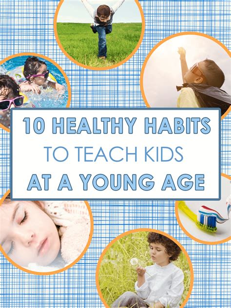 10 Healthy Habits to Teach Kids | Imagine Forest