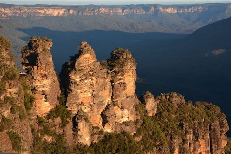 Download Nature Landscape Three Sisters (Australia) Katoomba Cliff Blue Mountains Australia ...