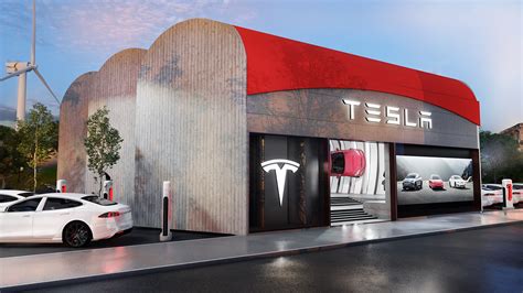 Tesla Concept Showroom :: Behance