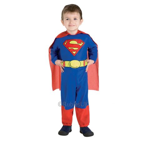 BOYS SUPERMAN MAN OF STEEL SUPERHERO KIDS TODDLER FANCY DRESS COSTUME ...