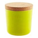 Large Bamboo Jar with Cork Lid | The Container Store