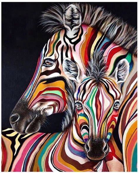 Animals Lovers Diamond Painting Zebra Painting By Diamond Dotz | Etsy