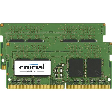 Crucial 4GB DDR4 2400 MHz x16 Unbuffered SODIMM CT2K2G4SFS624A