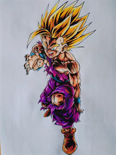 Details 113+ gohan ssj2 drawing latest - seven.edu.vn