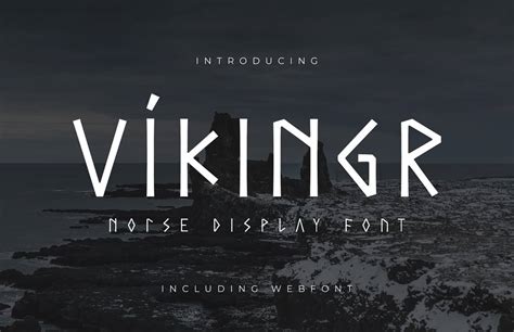 Vikingr‎ - Norse Viking Display Font — Medialoot