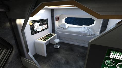 Spaceship Crew Room | 3D Models and 3D Software by Daz 3D | Spaceship ...